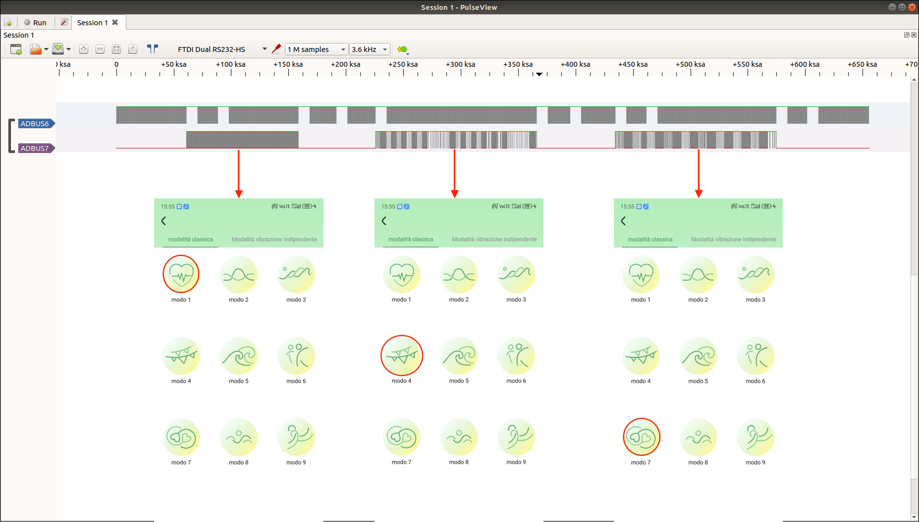 Denial of Pleasure: Attacking Unusual BLE Targets with a Flipper Zero pulseviewpng